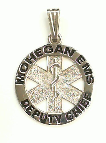 Mohegan EMS Pendant Charm - Quarter Size