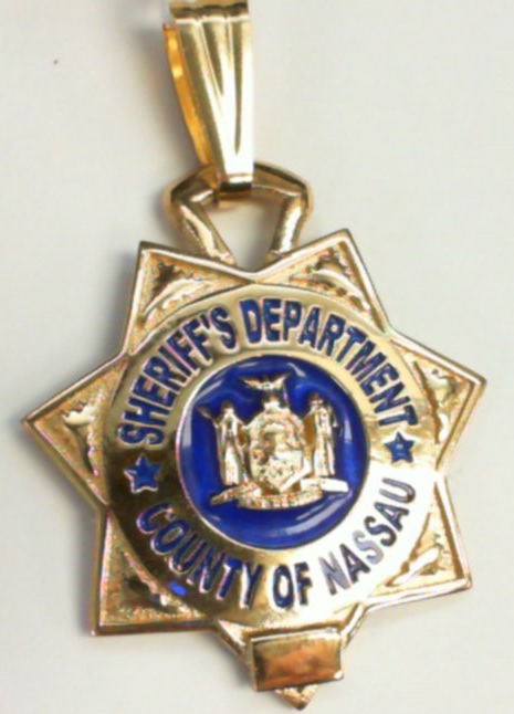 Nassau County Sheriff - Quarter Size Pendant