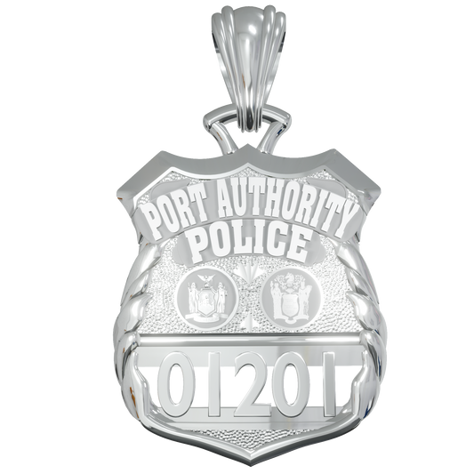 Port Authority Police Officer Pendant - Quarter Size