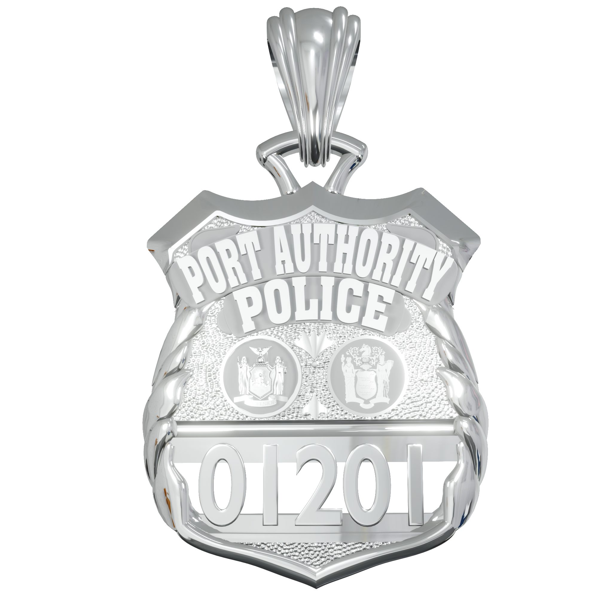 Port Authority Police Officer Pendant - Quarter Size