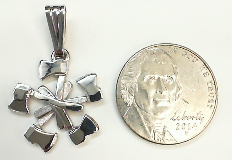 5-Axe Pendant - Nickel Size