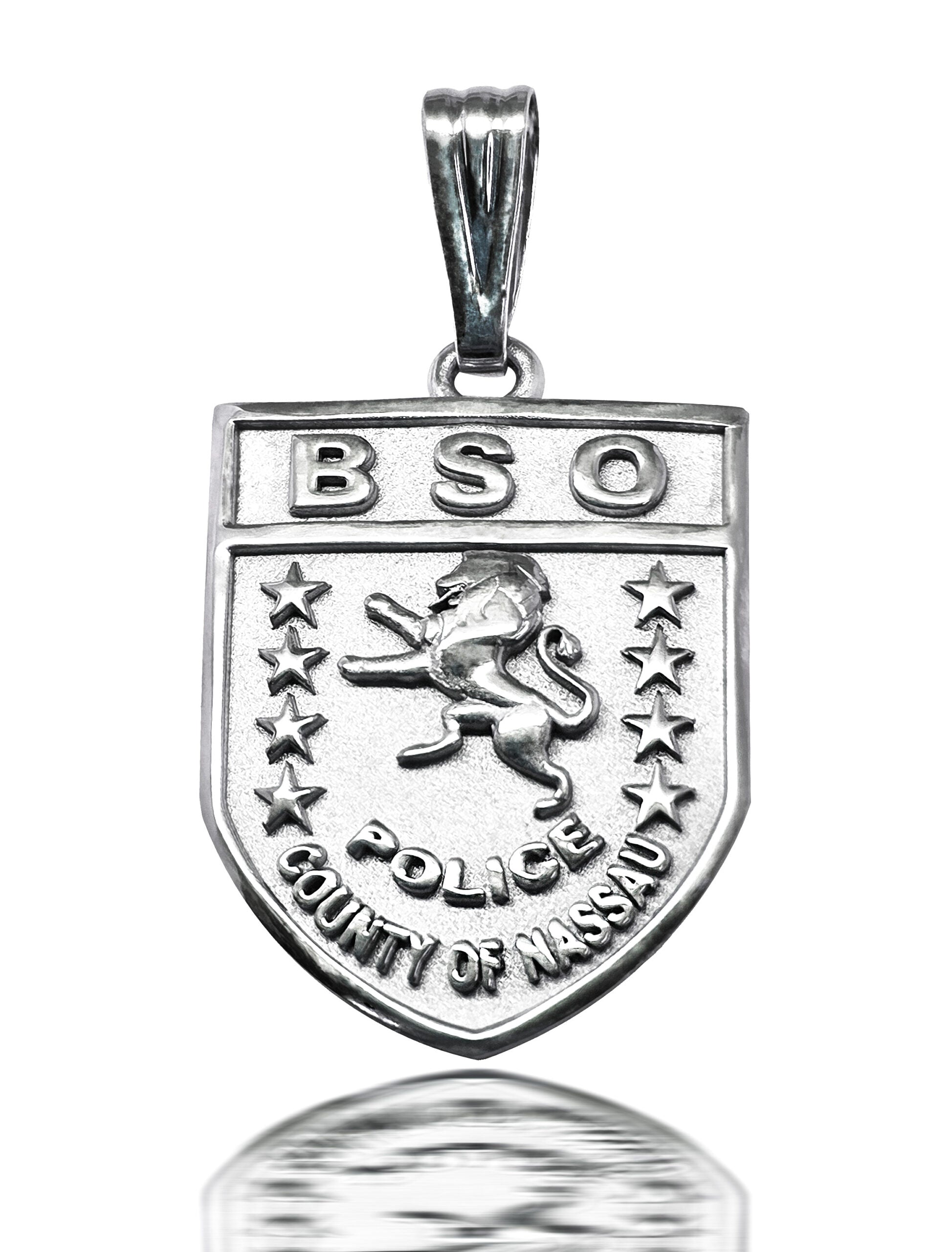 Nassau County Bureau of Special Operations ( BSO ) - Quarter Size Pendant