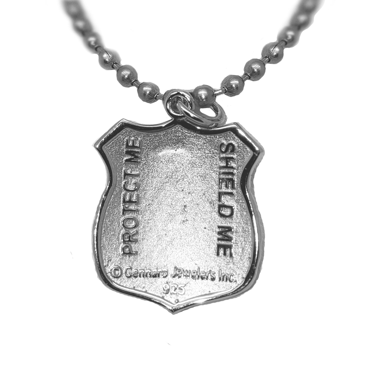 Saint Michael – Quarter Size Pendant with 24" Ball Chain