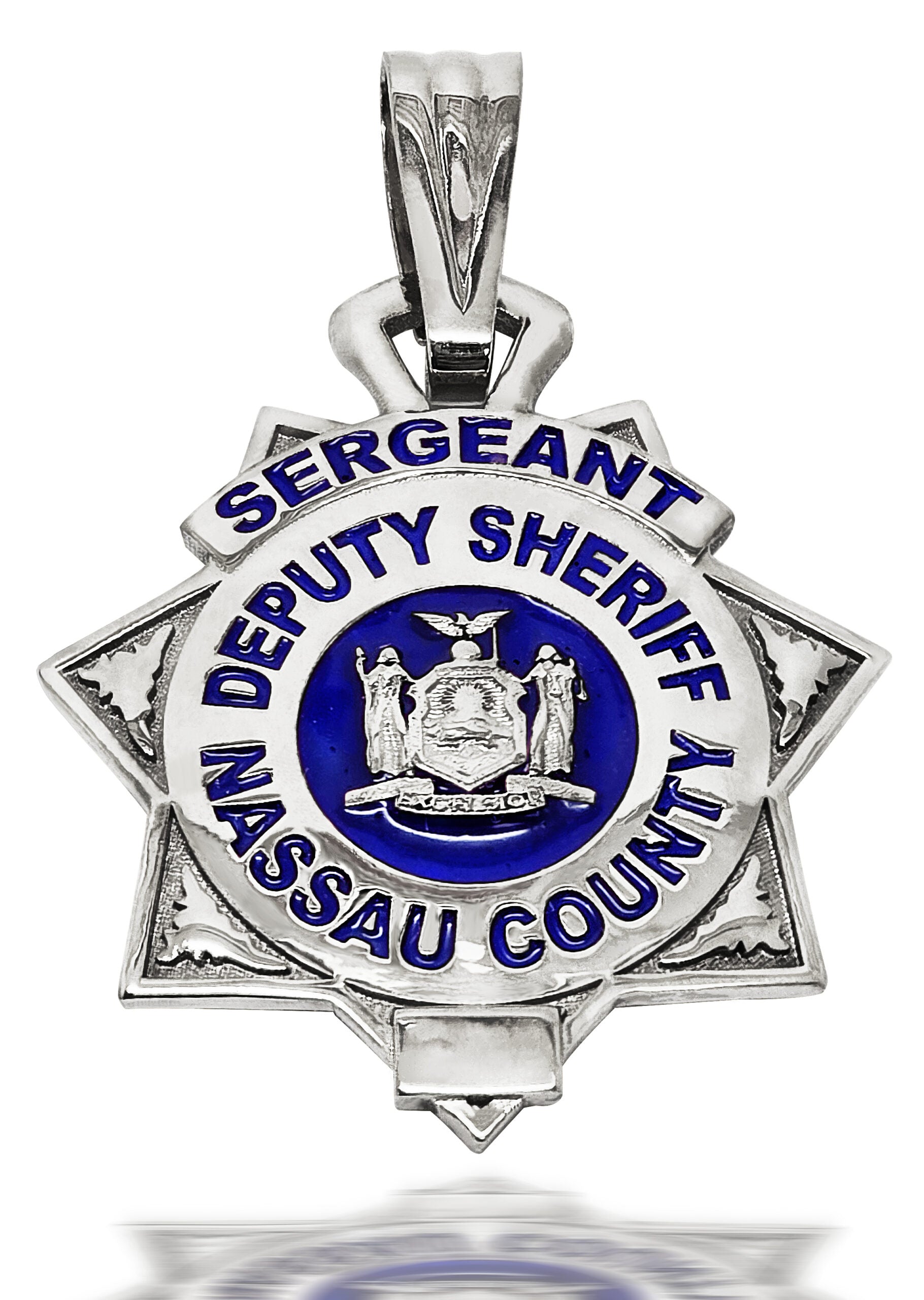Nassau County Deputy Sheriff Sergeant - Nickel Size Pendant