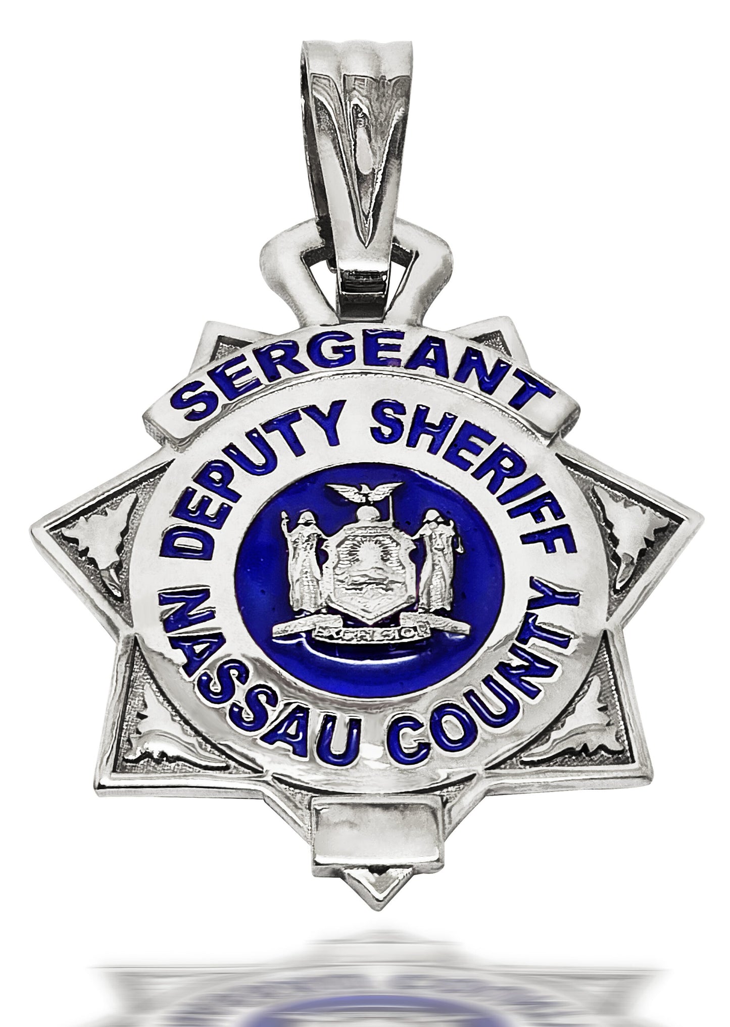 Nassau County Deputy Sheriff Sergeant - Quarter Size Pendant