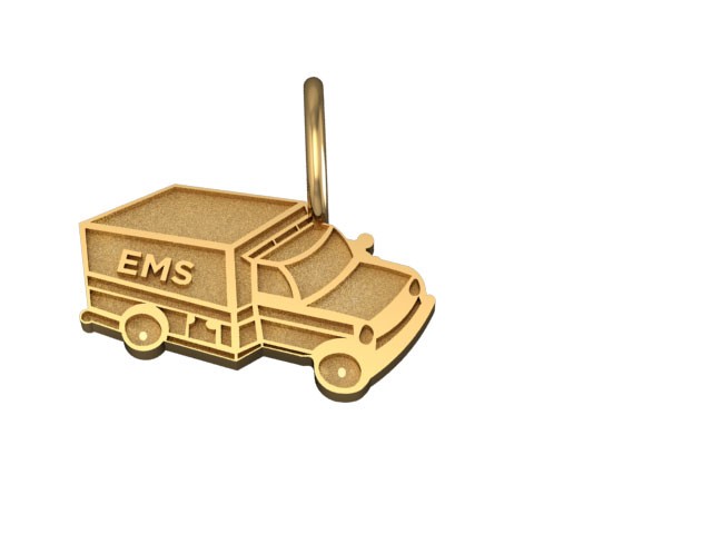EMS Ambulance Pendant / Charm