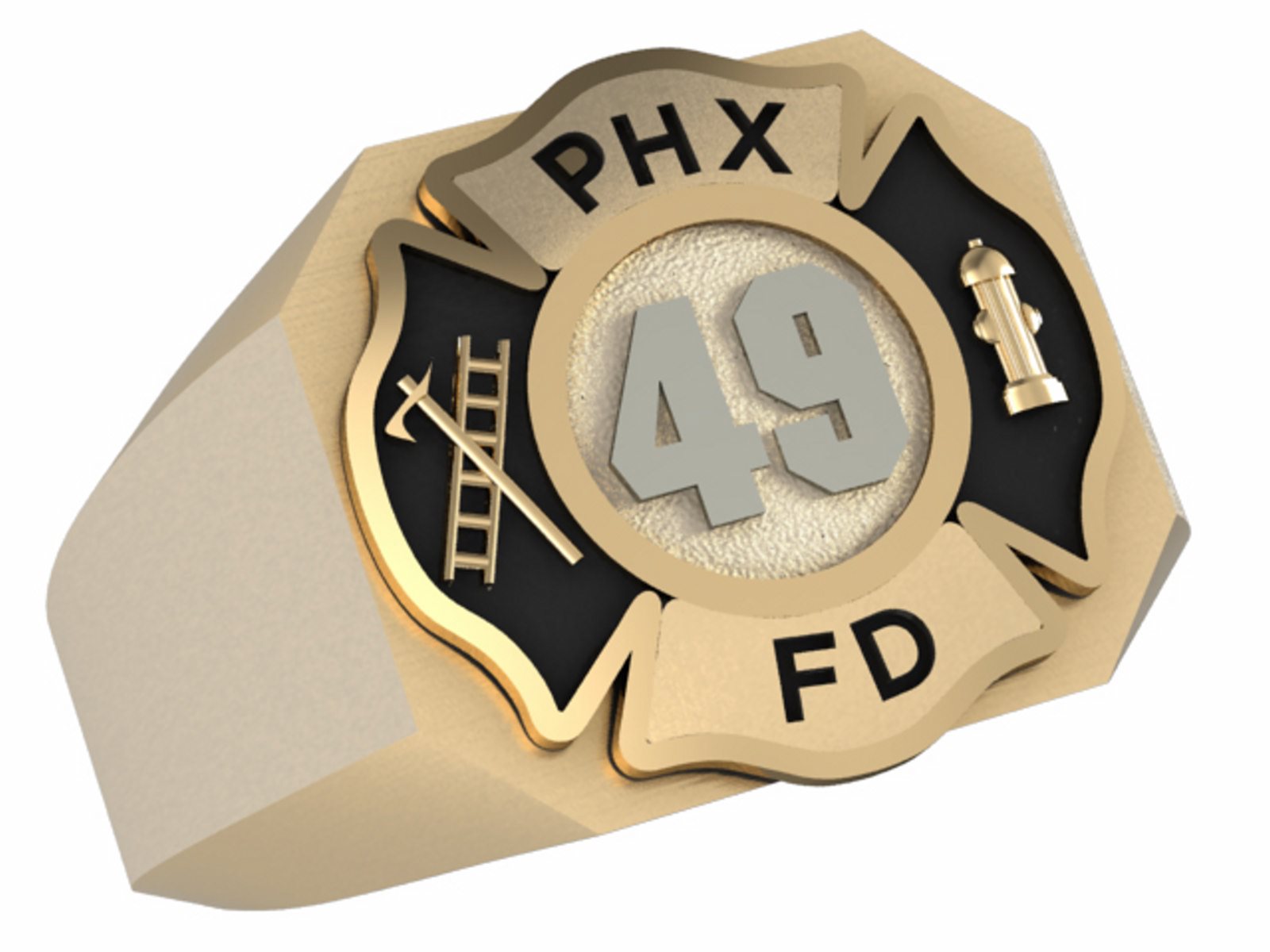 Mens Fire Department Firefighter Ring