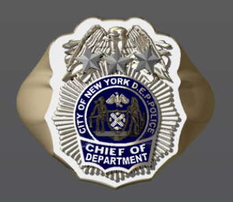 NYC DEP Chief of Department XL Ring
