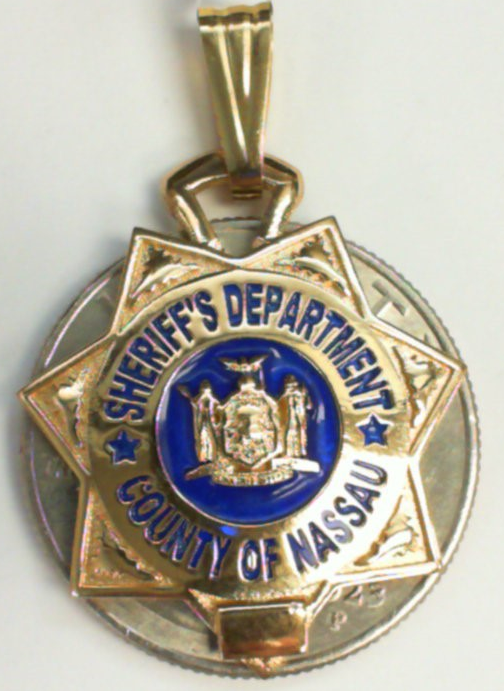 Nassau County Sheriff - Quarter Size Pendant