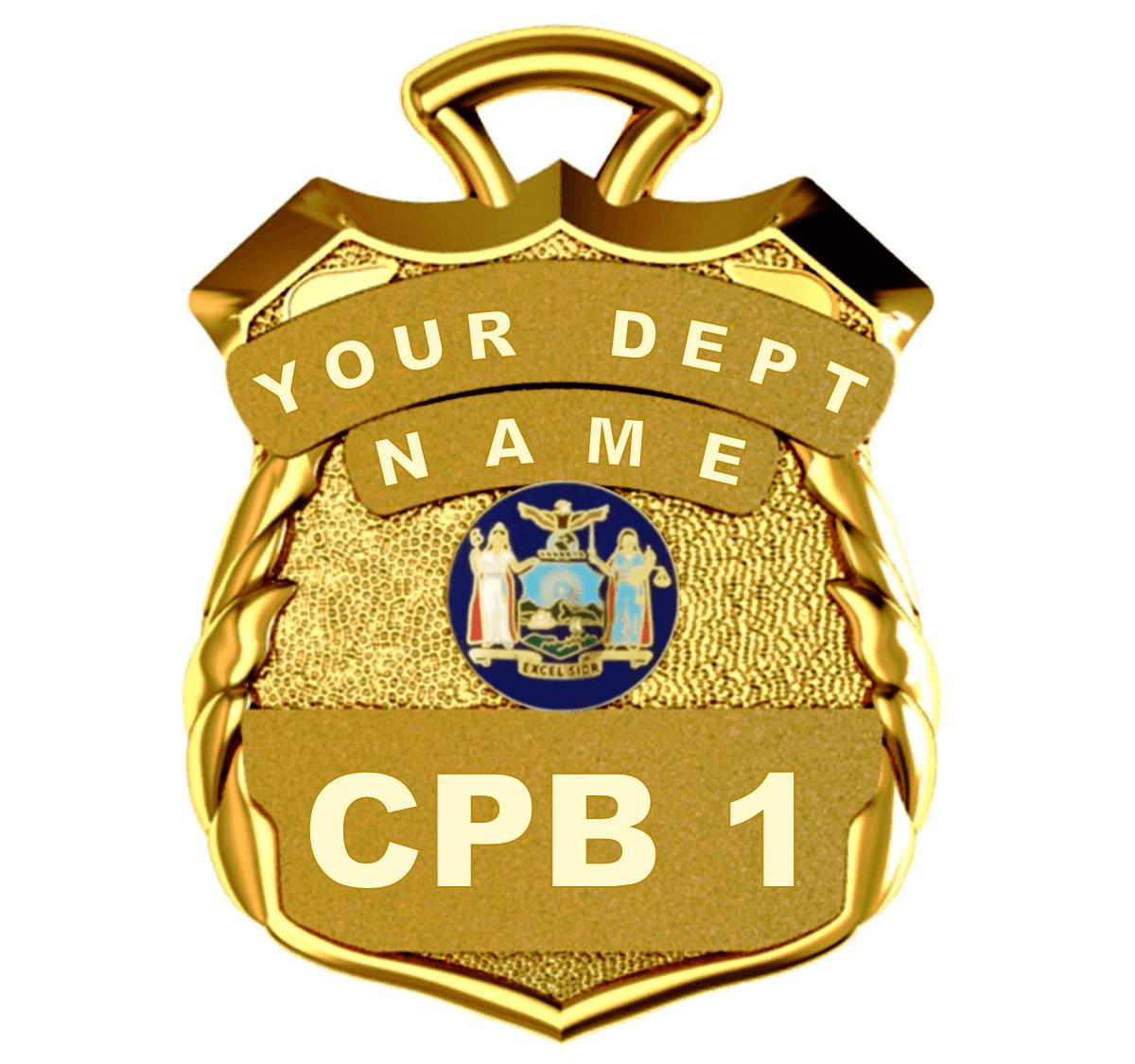 Nassau County Auxiliary Police - Nickel Size Pendant