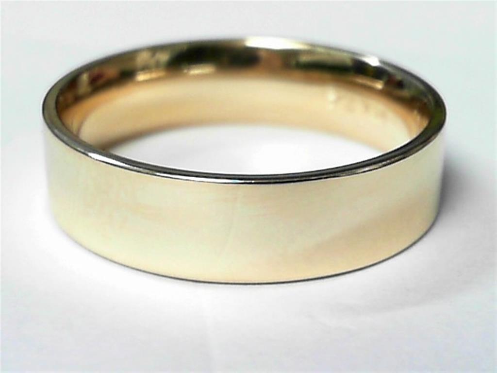Gold Wedding Bands  -  Men'