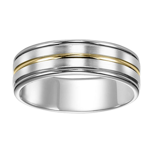 Gold Wedding Bands  -  Men'