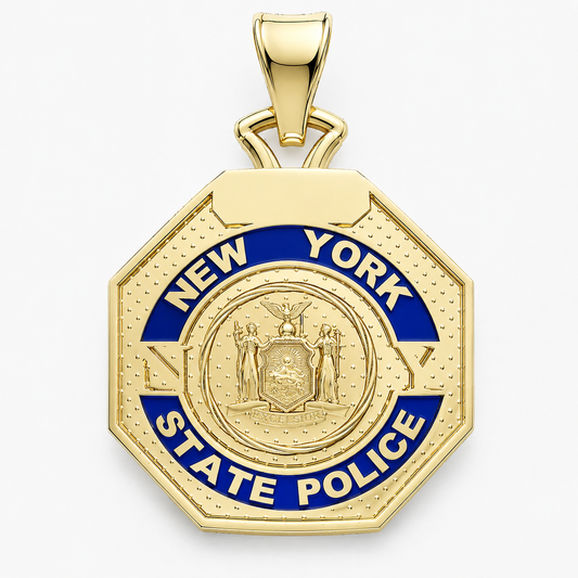 NY State Trooper - Quarter Size Pendant