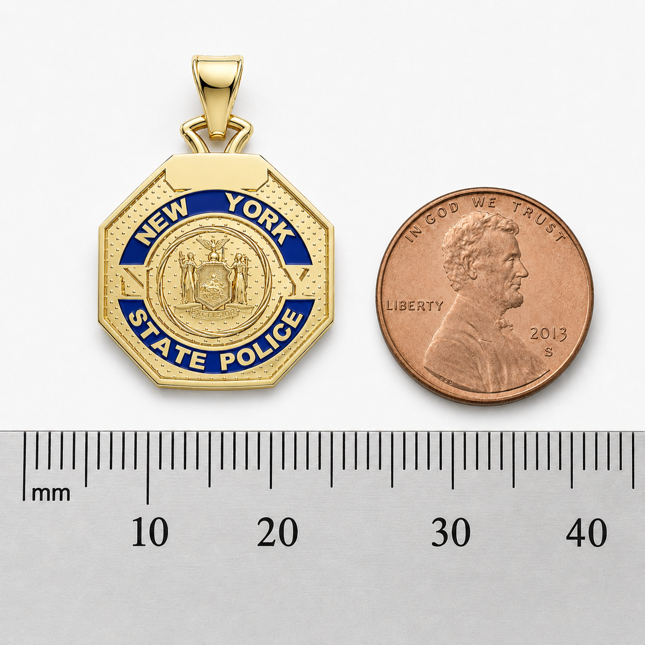NY State Trooper - Penny Size Pendant