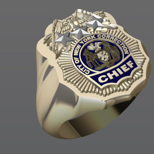 NYC DOC Chief XL Ring