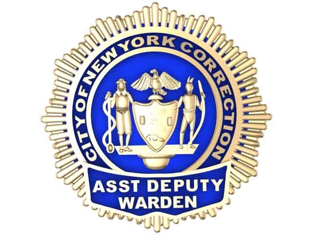 NYC Dept. of Corrections Assistant Warden - Penny Size Pendant