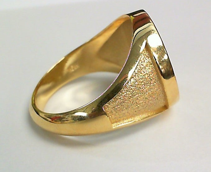 Mens  Fire Department Captain Ring - 2 Horns Standard