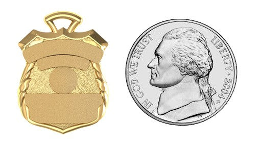 Nassau County Auxiliary Police - Nickel Size Pendant