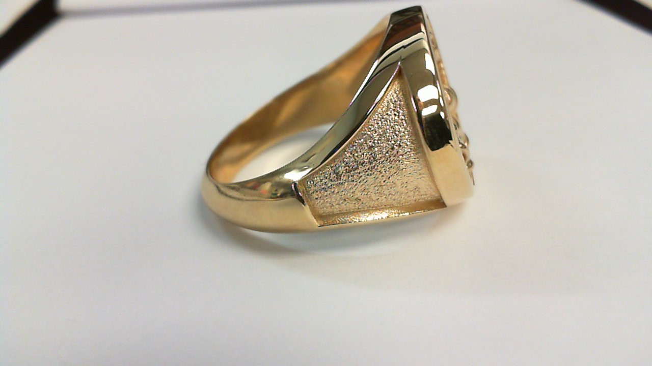 Mens  Fire Department Deputy Chief Ring - 4 Horns
