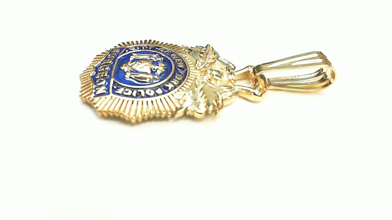 NYPD Surgeon Pendant - Nickel Size