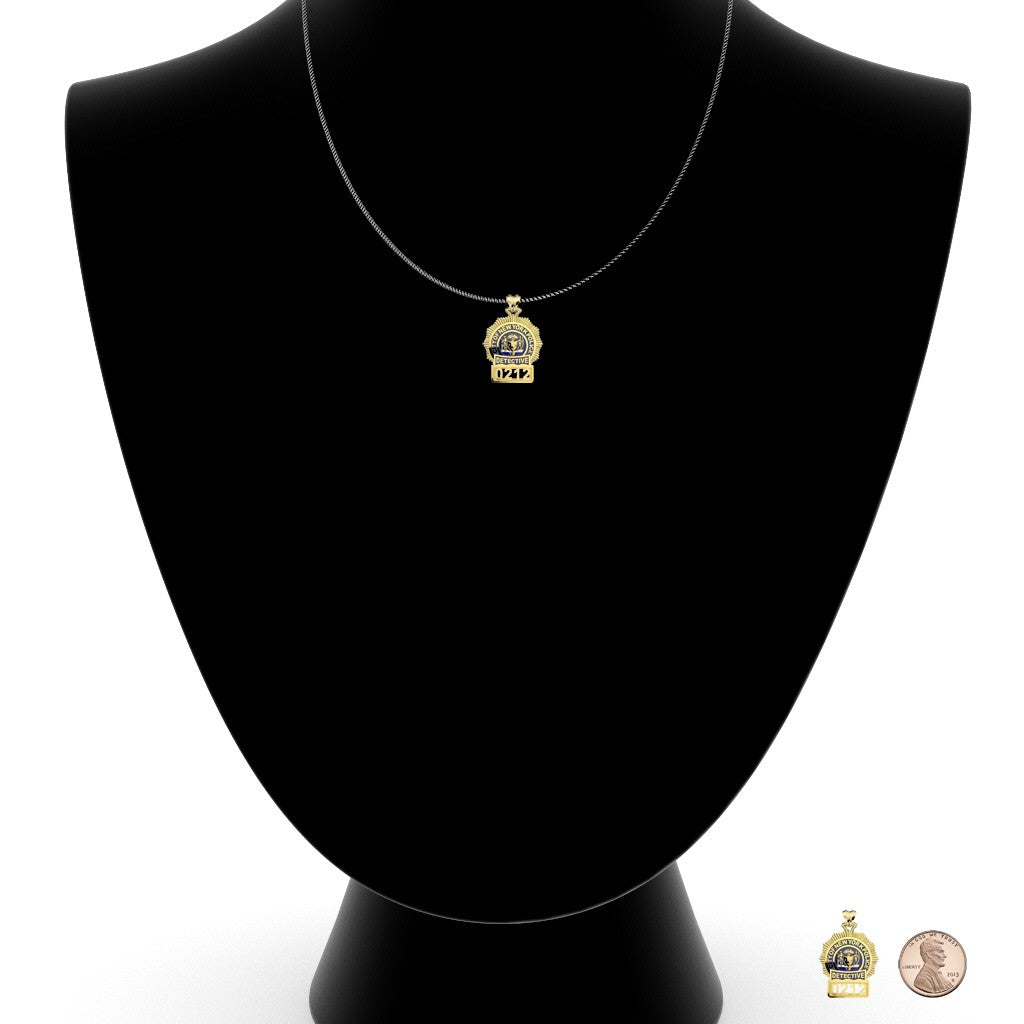 NYPD Detective Pendant - Penny Size