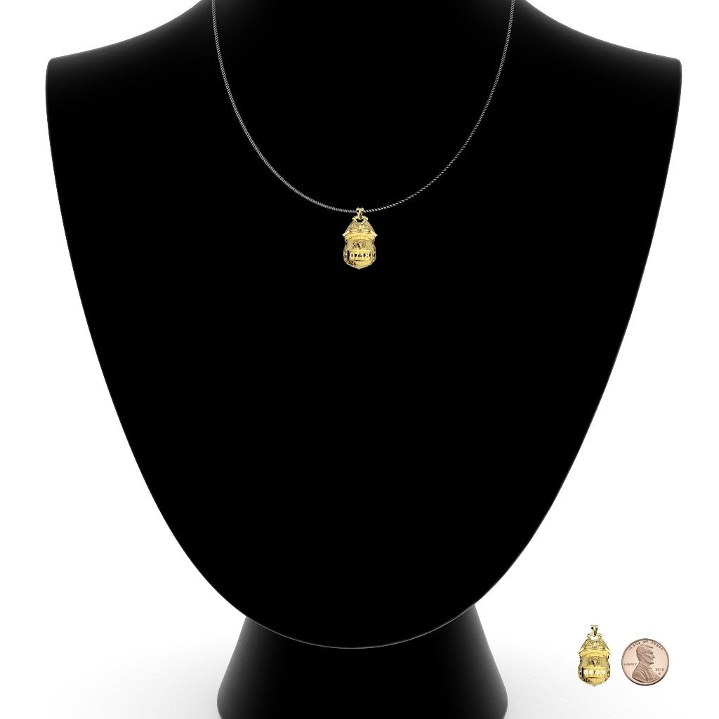 NYPD Sergeant Pendant - Penny Size