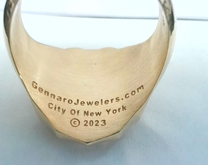 NYC DOC Bureau Chief XL Ring