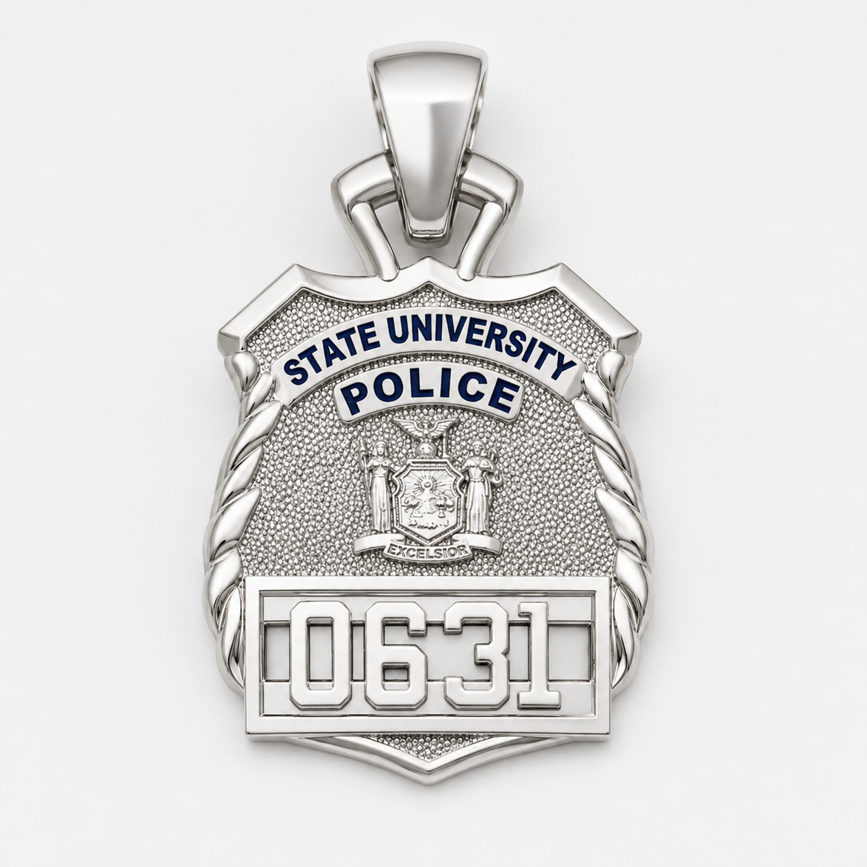 State University Police Officer Pendant - Penny Size