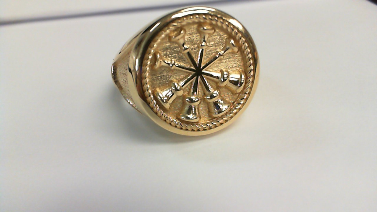 Mens  Fire Department Deputy Chief Ring - 4 Horns