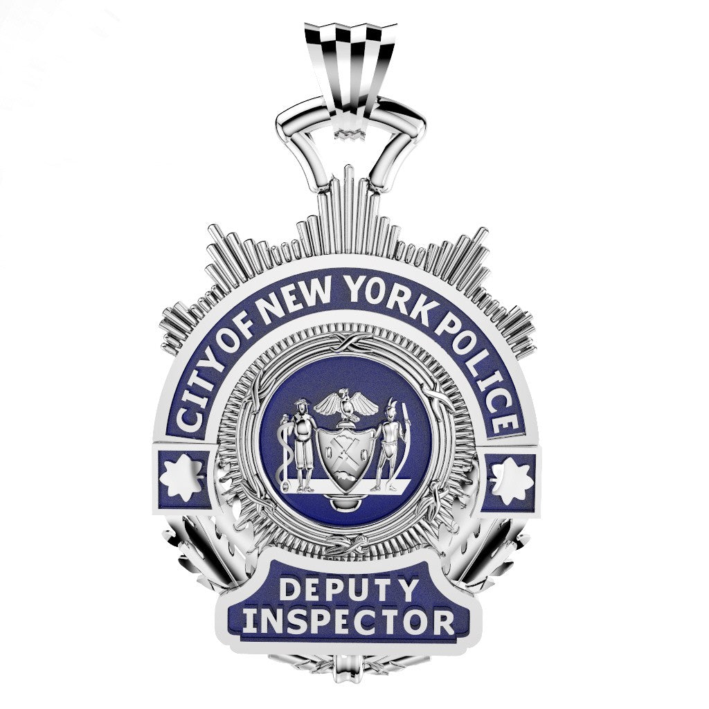 NYPD Deputy Inspector Pendant - Quarter Size