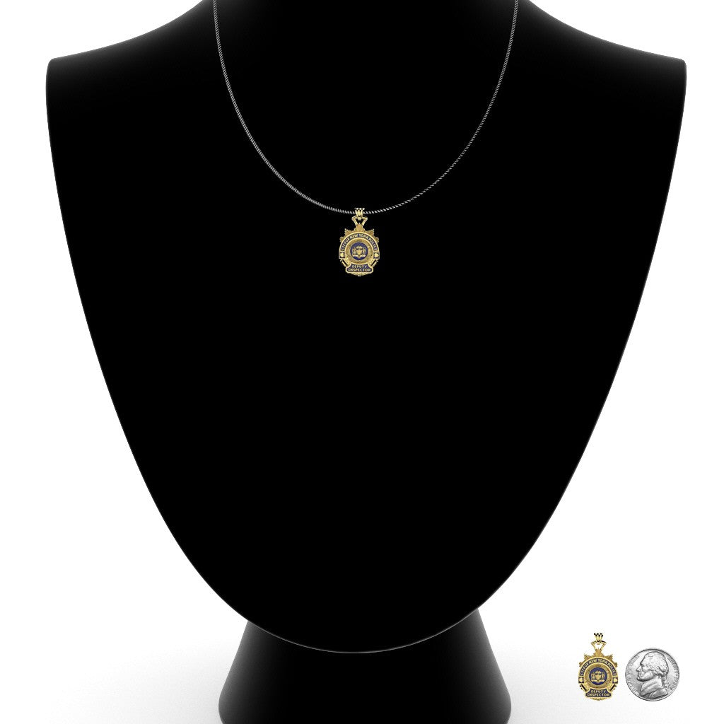NYPD Deputy Inspector Pendant - Quarter Size