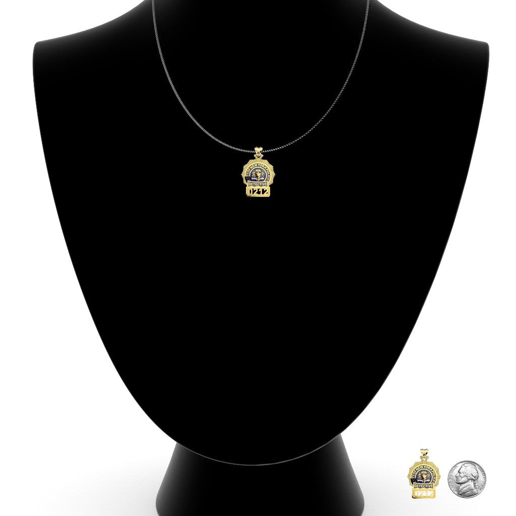 NYPD Lieutenant Pendant - Penny Size
