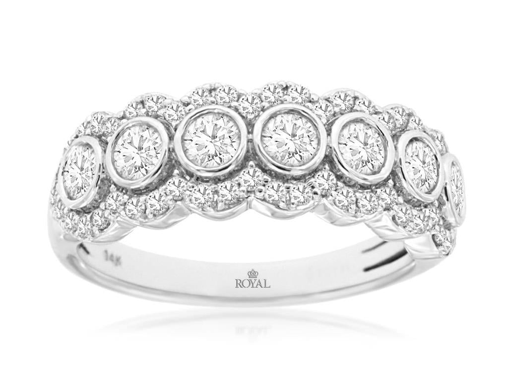 Diamond Wedding Bands  -  Women'