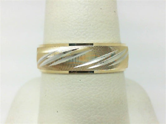 Gold Wedding Bands  -  Men'
