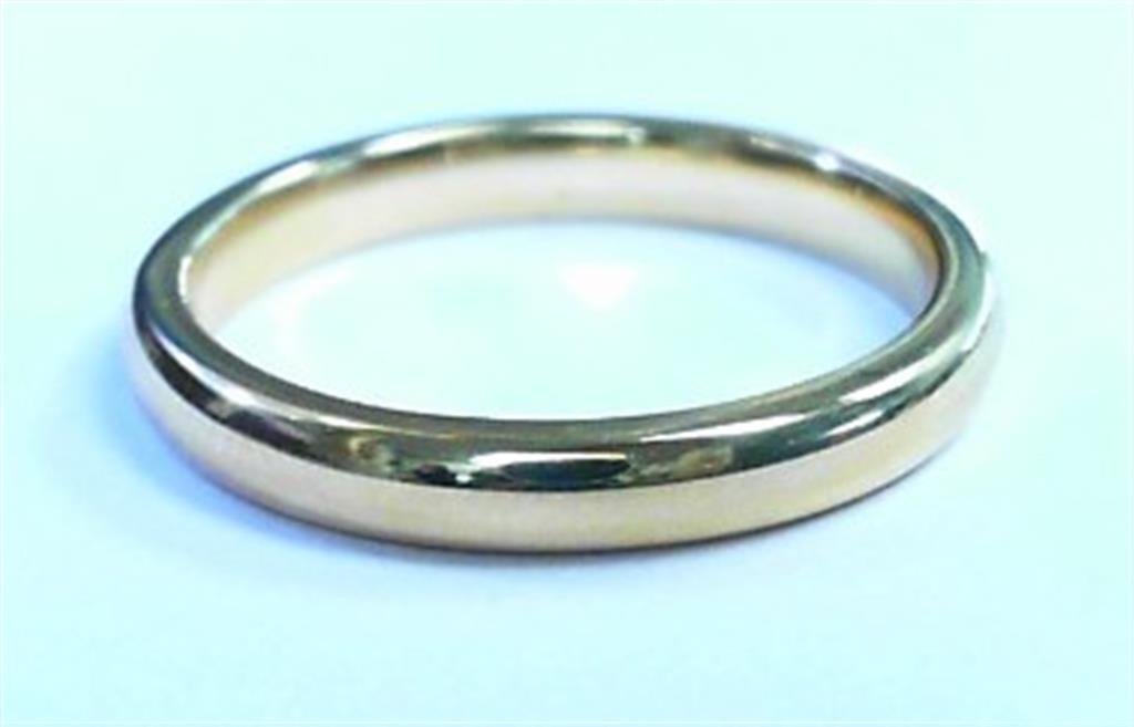 Gold Wedding Bands  -  Women'