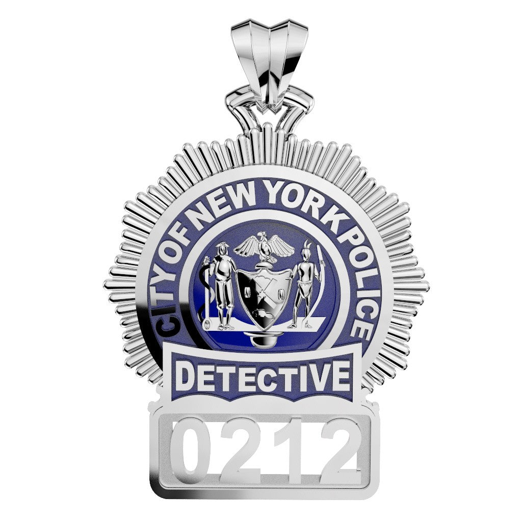 NYPD Lieutenant Pendant - Penny Size