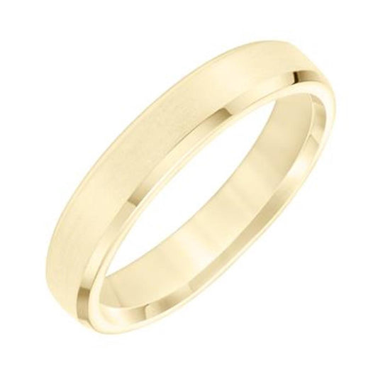 Gold Wedding Bands  -  Men'