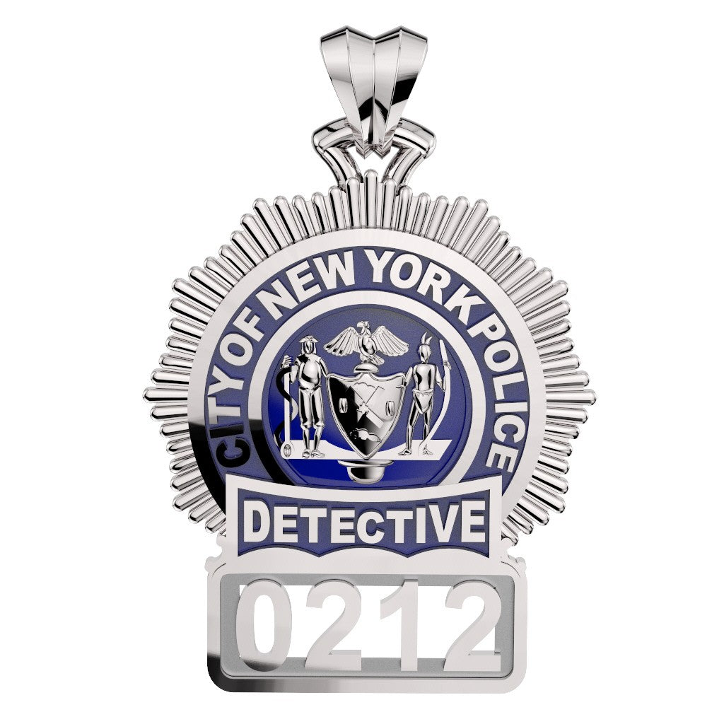 NYPD Lieutenant Pendant - Penny Size
