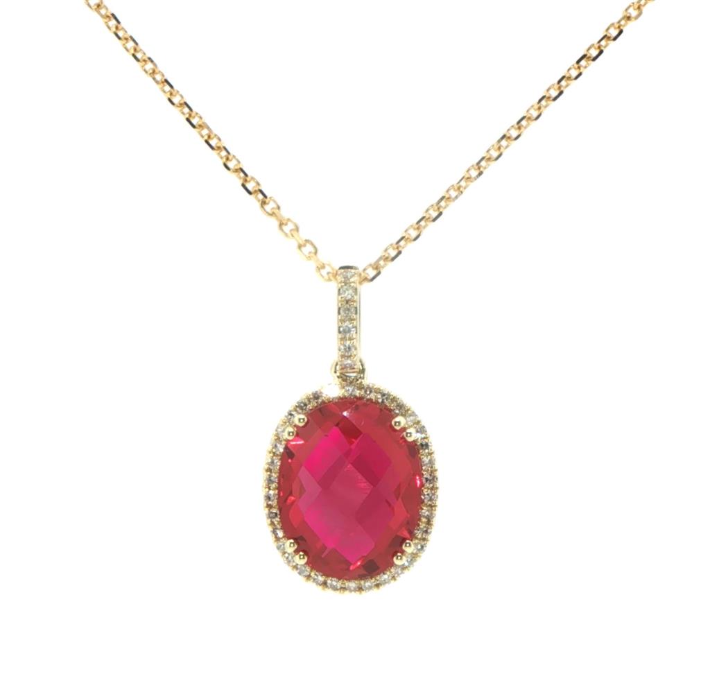 Colored Stone Pendant