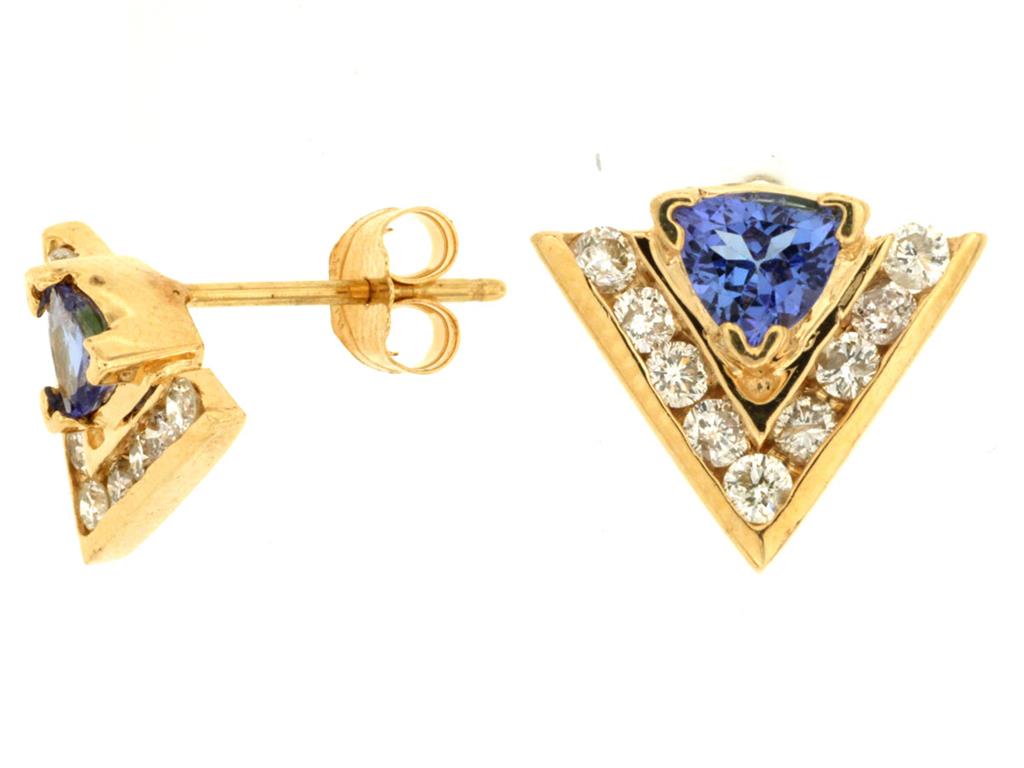 Colored Stone Earring
