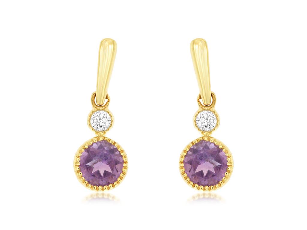 Colored Stone Earring