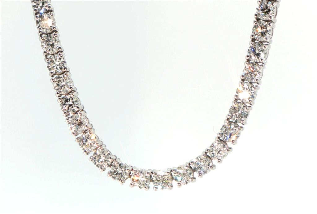 Lab Grown Diamond Tennis Necklace