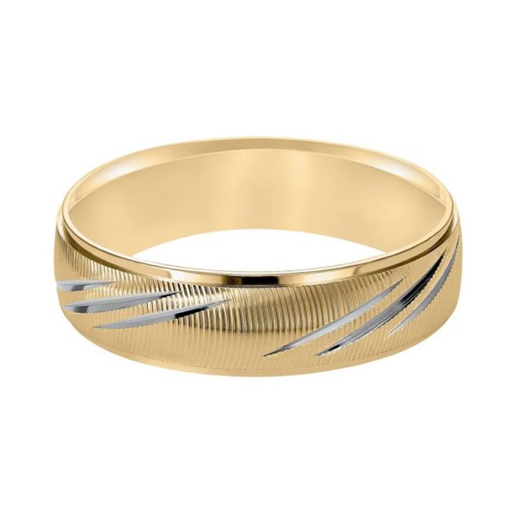 Gold Wedding Bands  -  Men'
