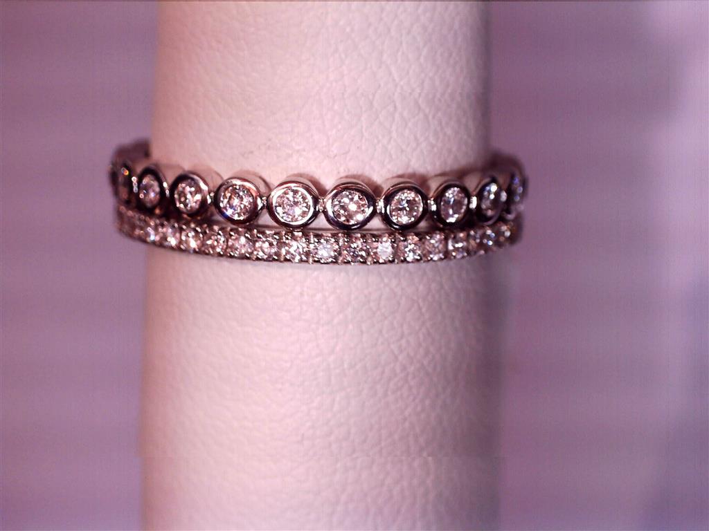 Diamond Wedding Bands  -  Women'