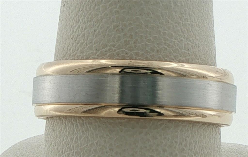 Gold Wedding Bands  -  Men'
