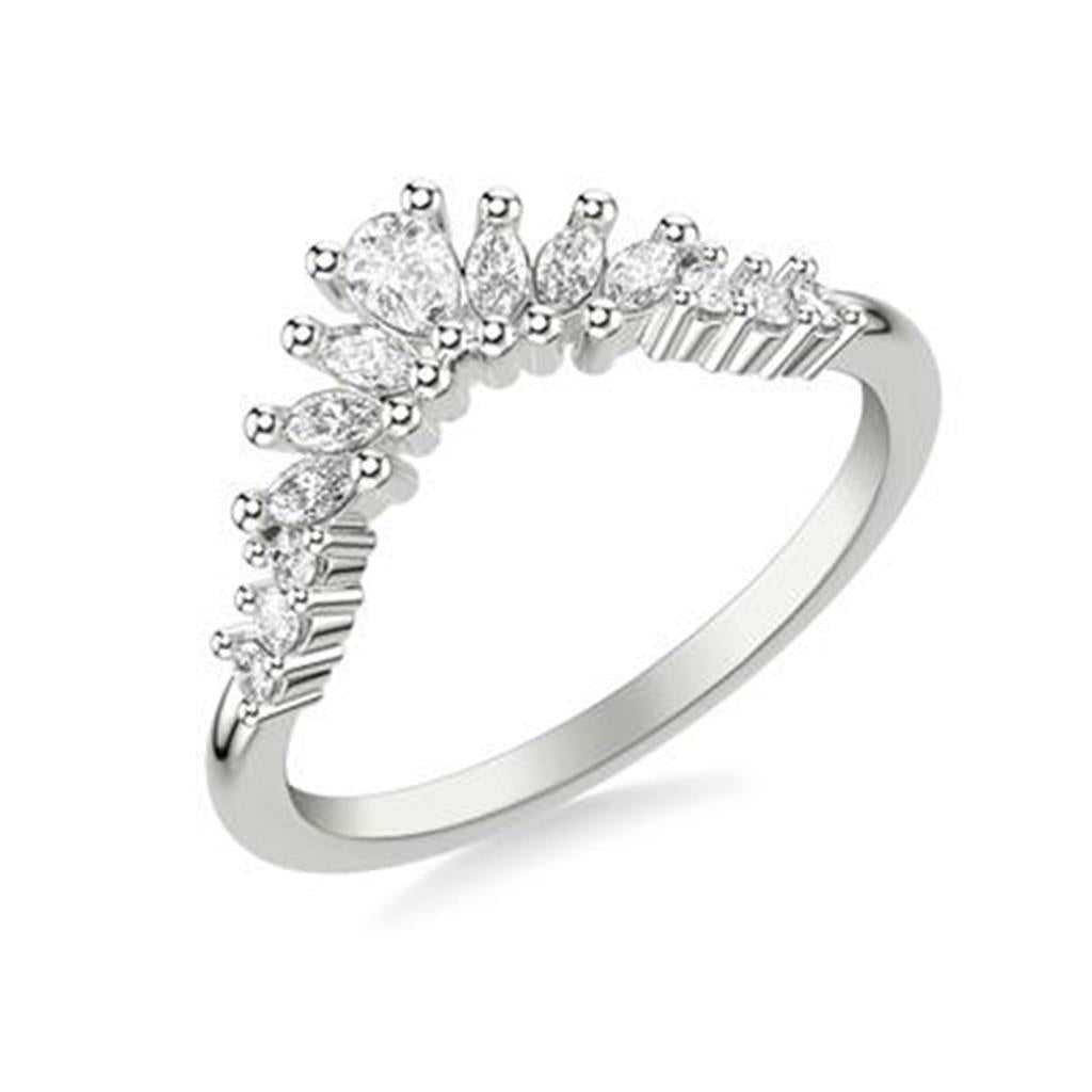 Diamond Wedding Bands  -  Women'