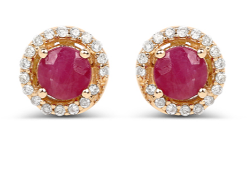 Colored Stone Earring.