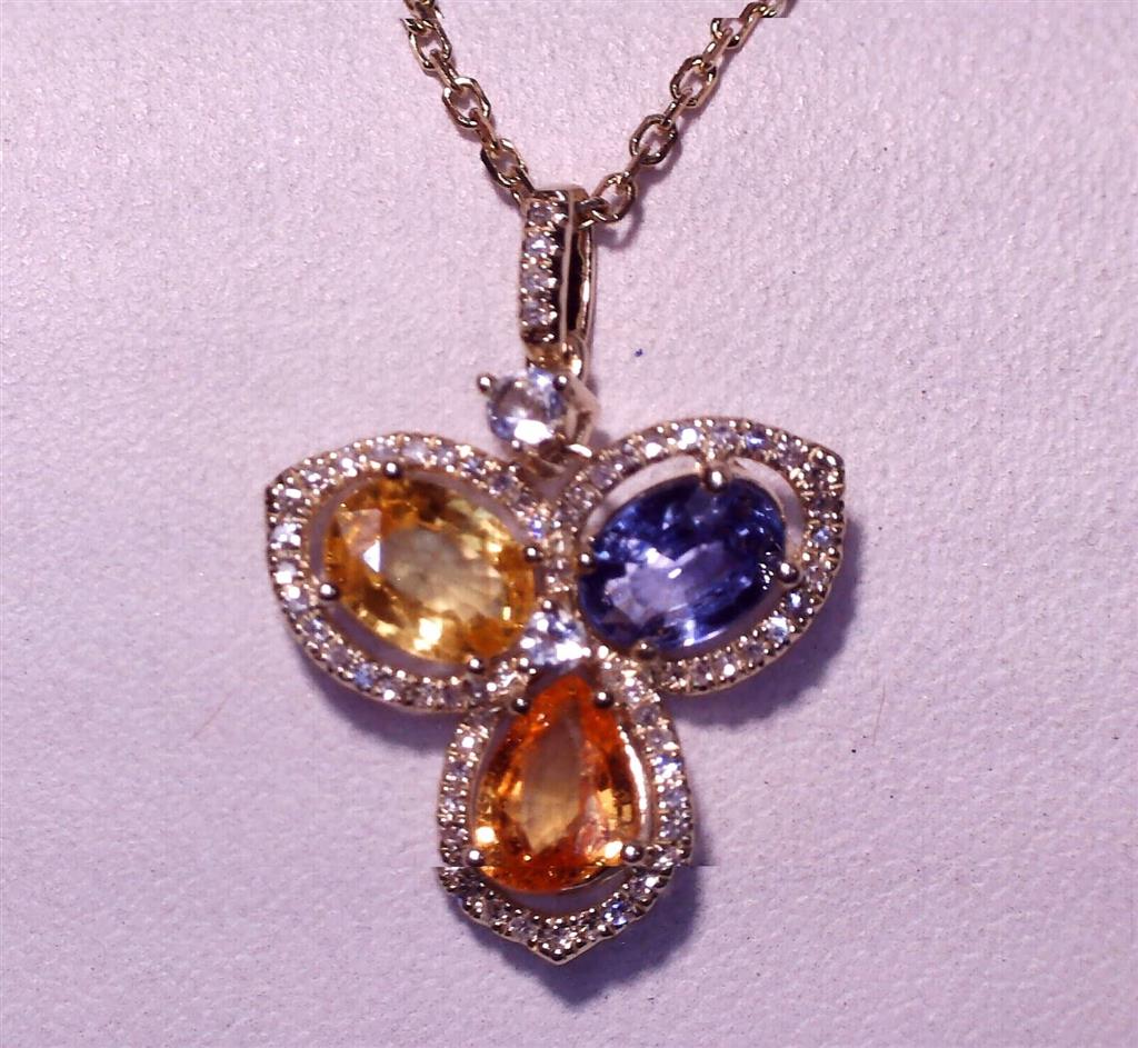 Colored Stone Pendant