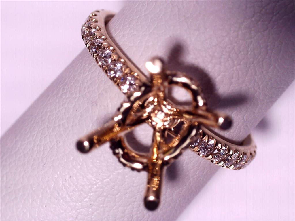 Diamond Semi-Mount Ring