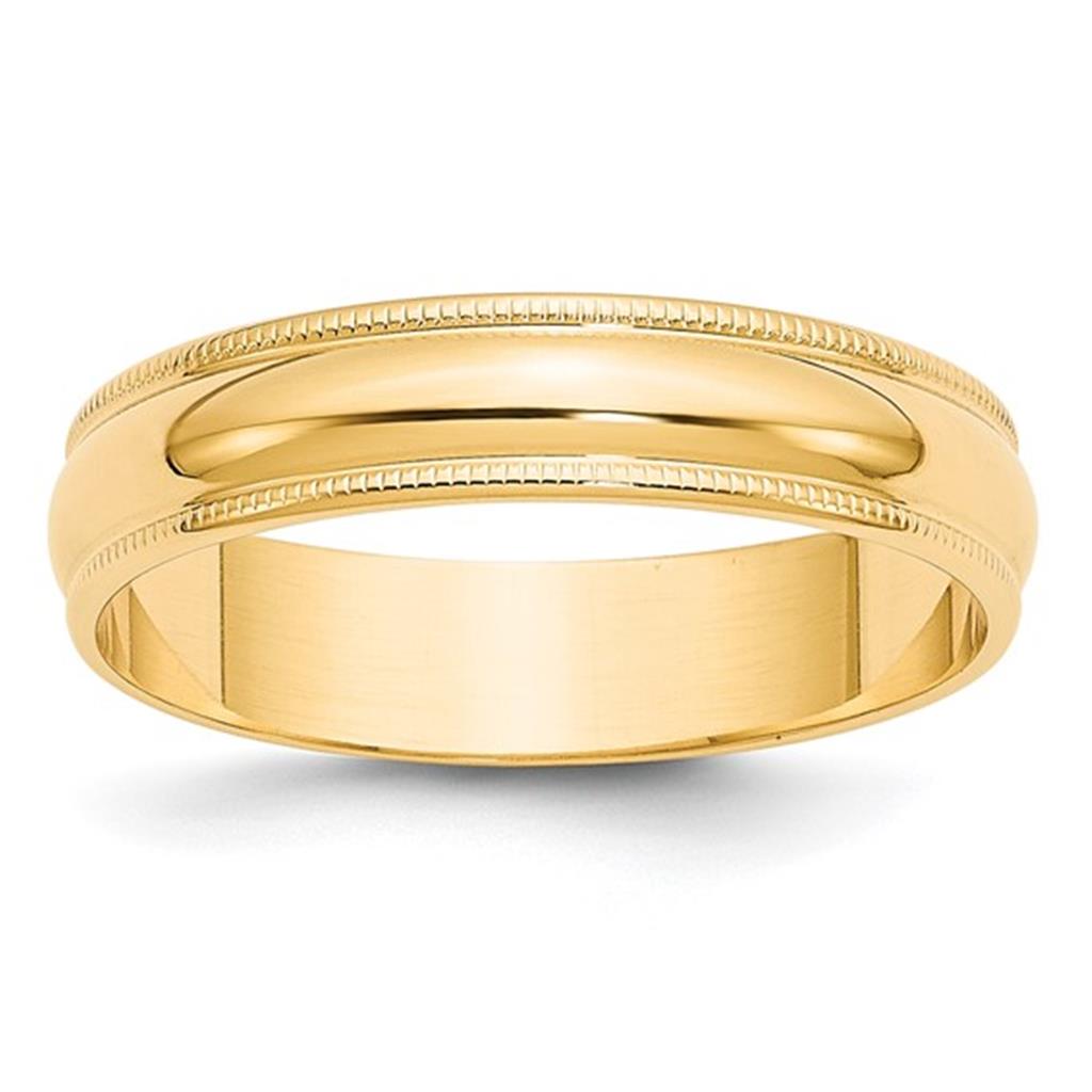 Gold Wedding Bands  -  Men'